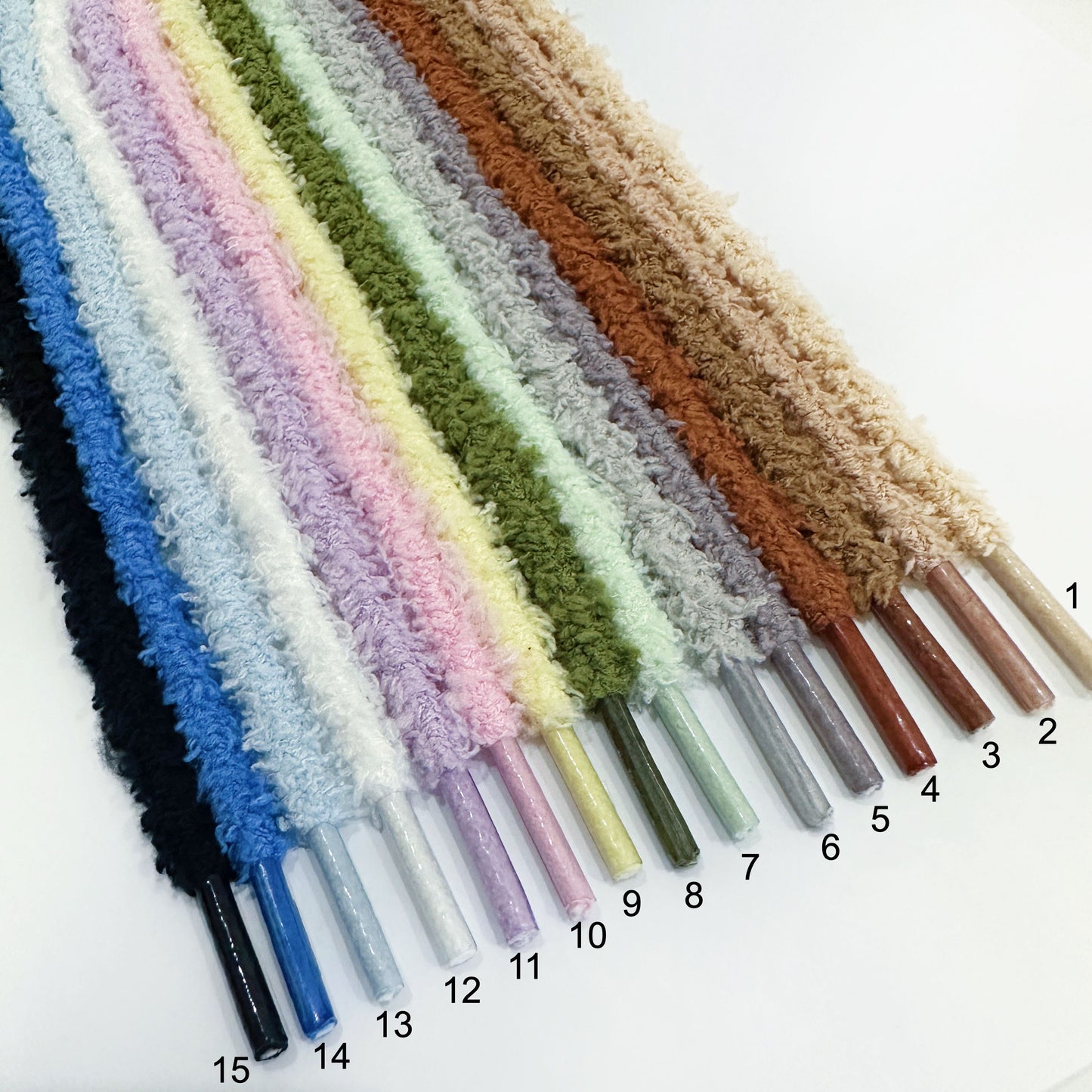 7mm Rope Fuzzy Shoelaces