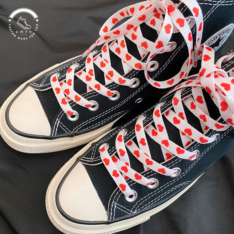 Red Heart Shoelaces